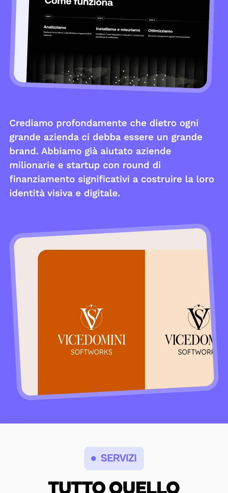 Audace Agency case studies on mobile